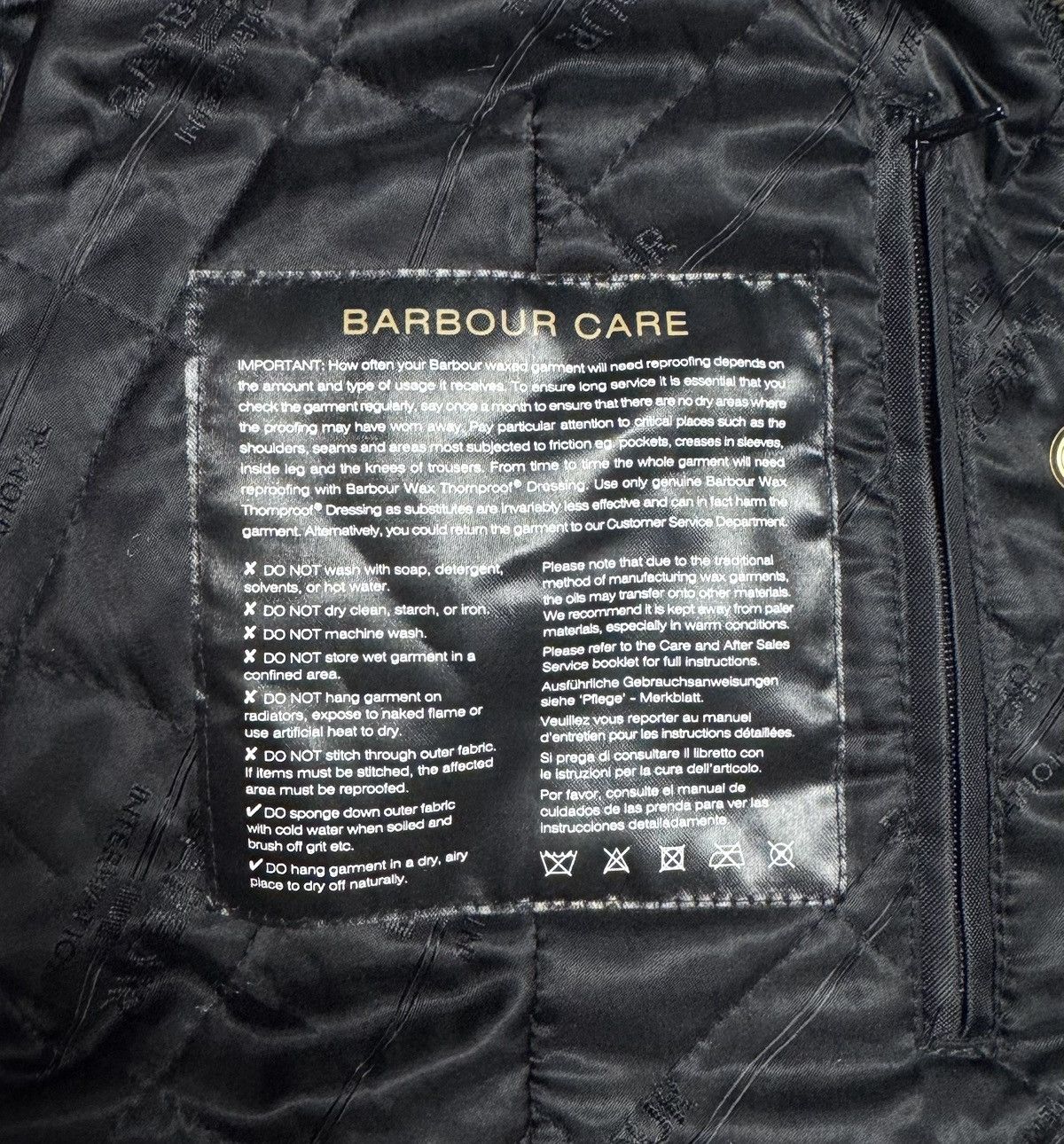 Barbour Barbour International Kirk Wax Cotton Hooded Jacket Size S / US 4 / IT 40 - 15 Thumbnail