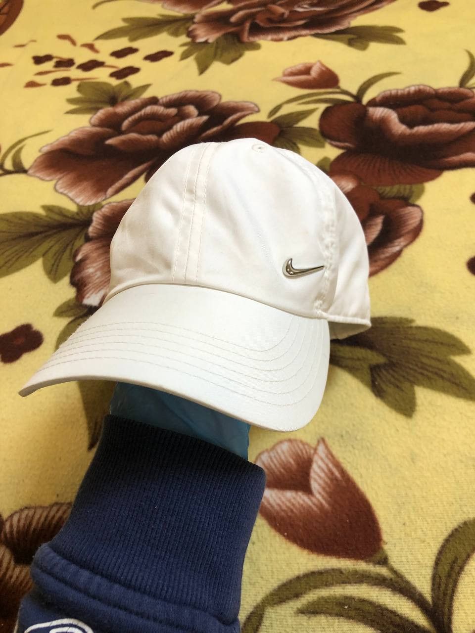 Nike Vintage Nike Swoosh Cotton Baseball Cap Size ONE SIZE - 1 Thumbnail