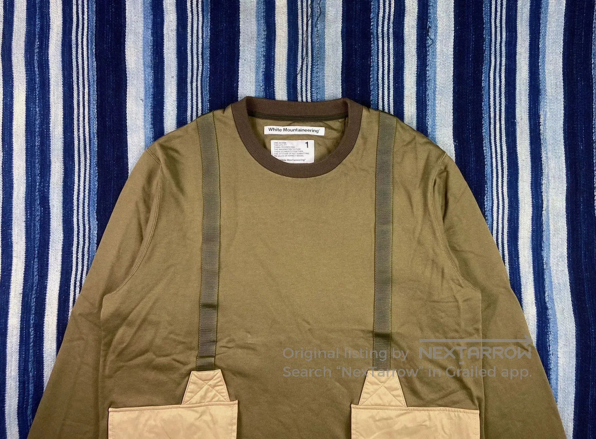White Mountaineering white mountaineering hunting pocket sweatshirt. Size US L / EU 52-54 / 3 - 5 Thumbnail