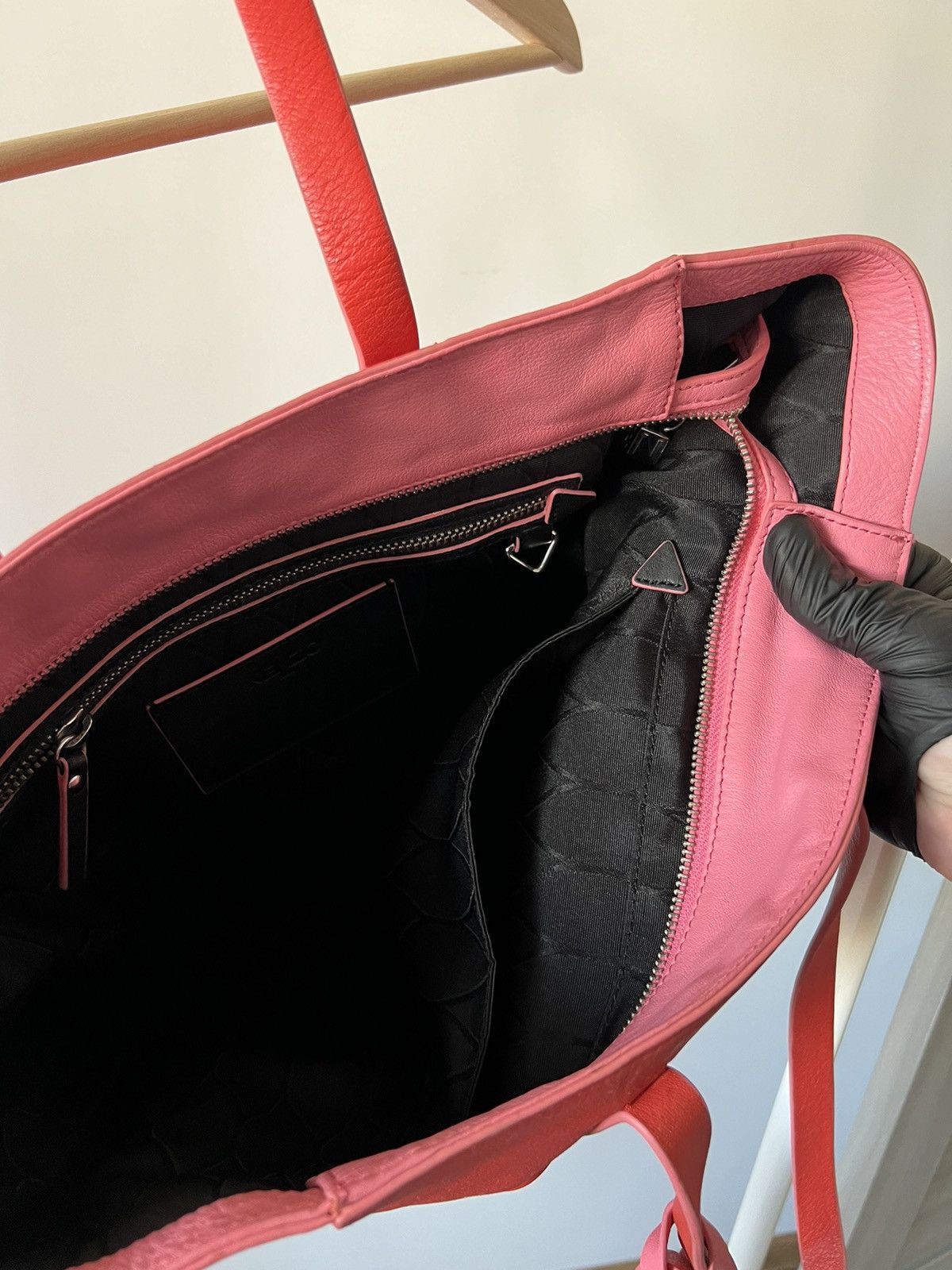Kenzo KENZO Red Leather K Logo Shopper Tote Luxury Size ONE SIZE - 20 Thumbnail