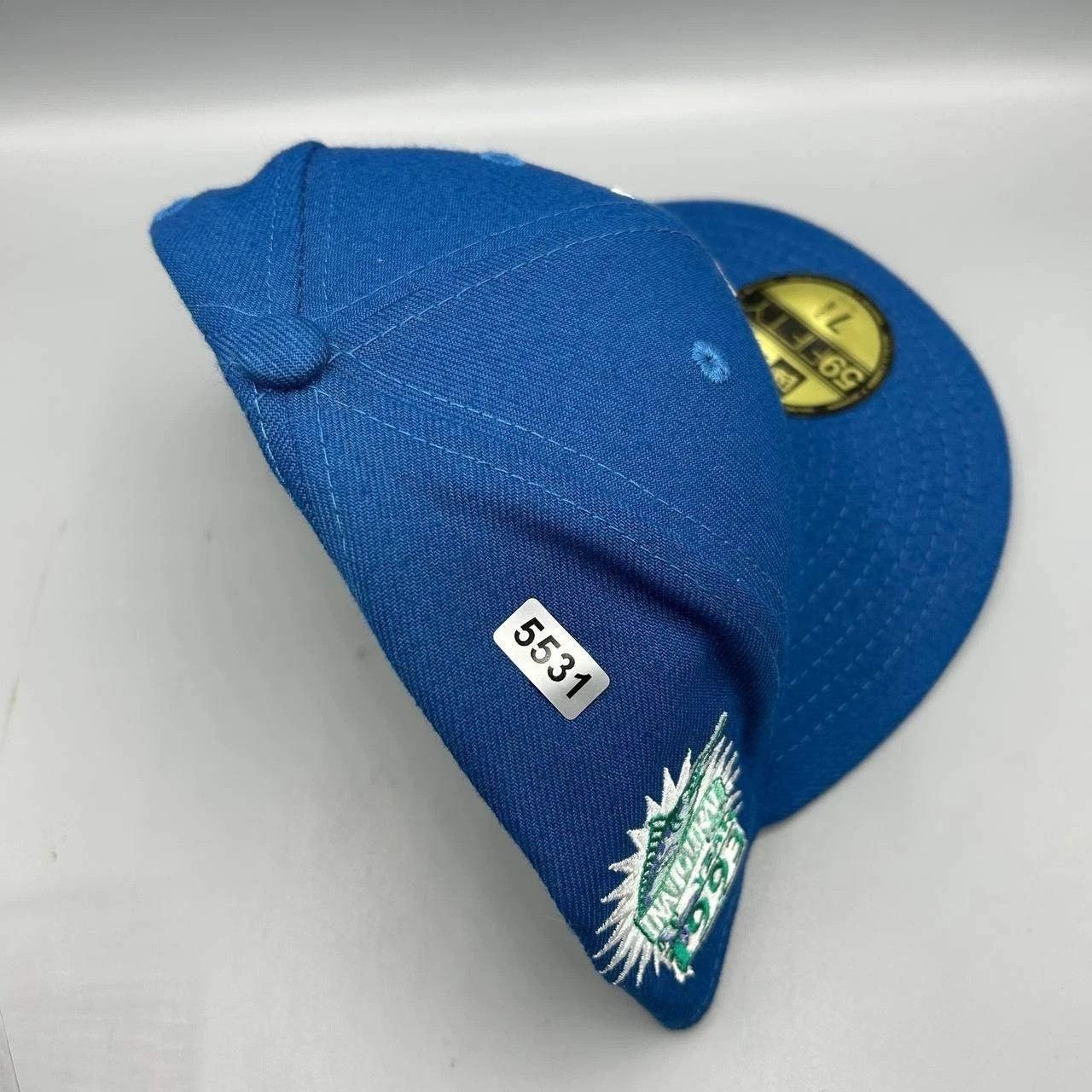 New Era Florida Marlins Hat Men 7 3/8 Blue Purple MLB Fitted Cap Size ONE SIZE - 9 Thumbnail