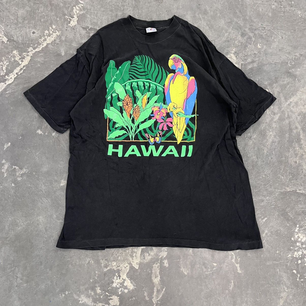 Vintage CRAZY 4XL Hawaiian Shirt CRAZY SCREEN PRINT HALFTONES SKATER Size US XXL / EU 58 / 5 - 4 Thumbnail