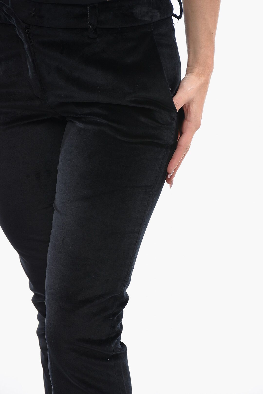 Philipp Plein og1mm0824 Long Trouser in Black Size 28" / US 6 / IT 42 - 3 Thumbnail