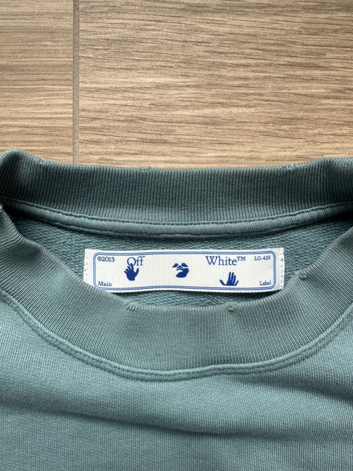 Off-White Off-White Acid Wash Crewneck Size US S / EU 44-46 / 1 - 4 Thumbnail