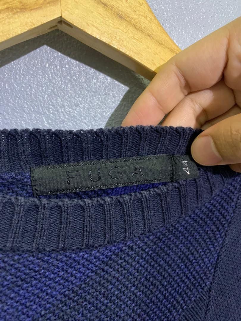 GOSTAR DE FUGA FUGA Japan Abstract Knit Sweater – Yohji Style Size US M / EU 48-50 / 2 - 8 Thumbnail