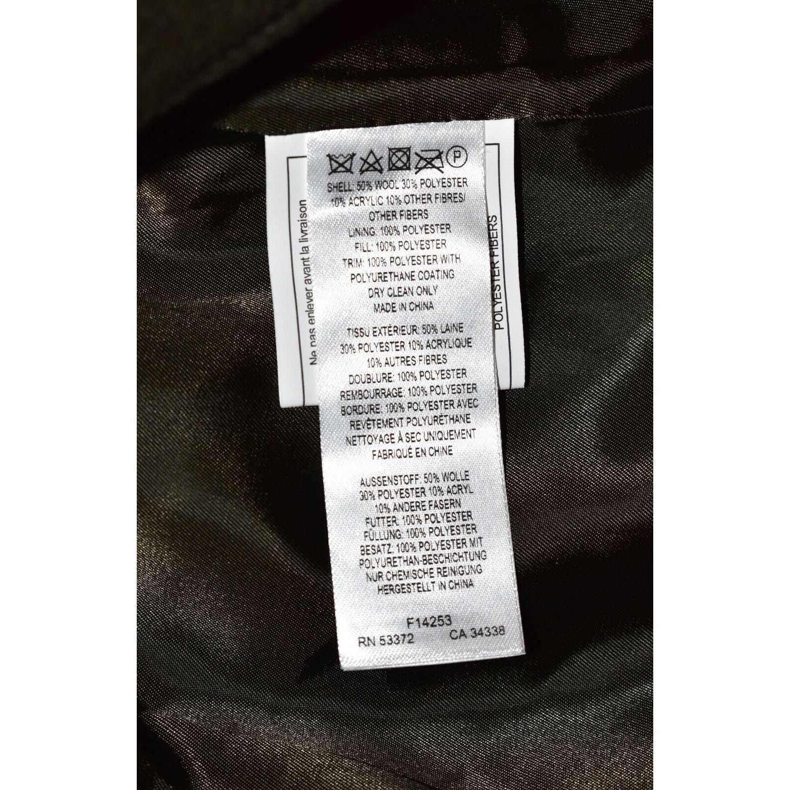 French Connection NWT FRENCH CONNECTION 0G4 Military Green Asym Wool Coat Sz M Size M / US 6-8 / IT 42-44 - 8 Thumbnail