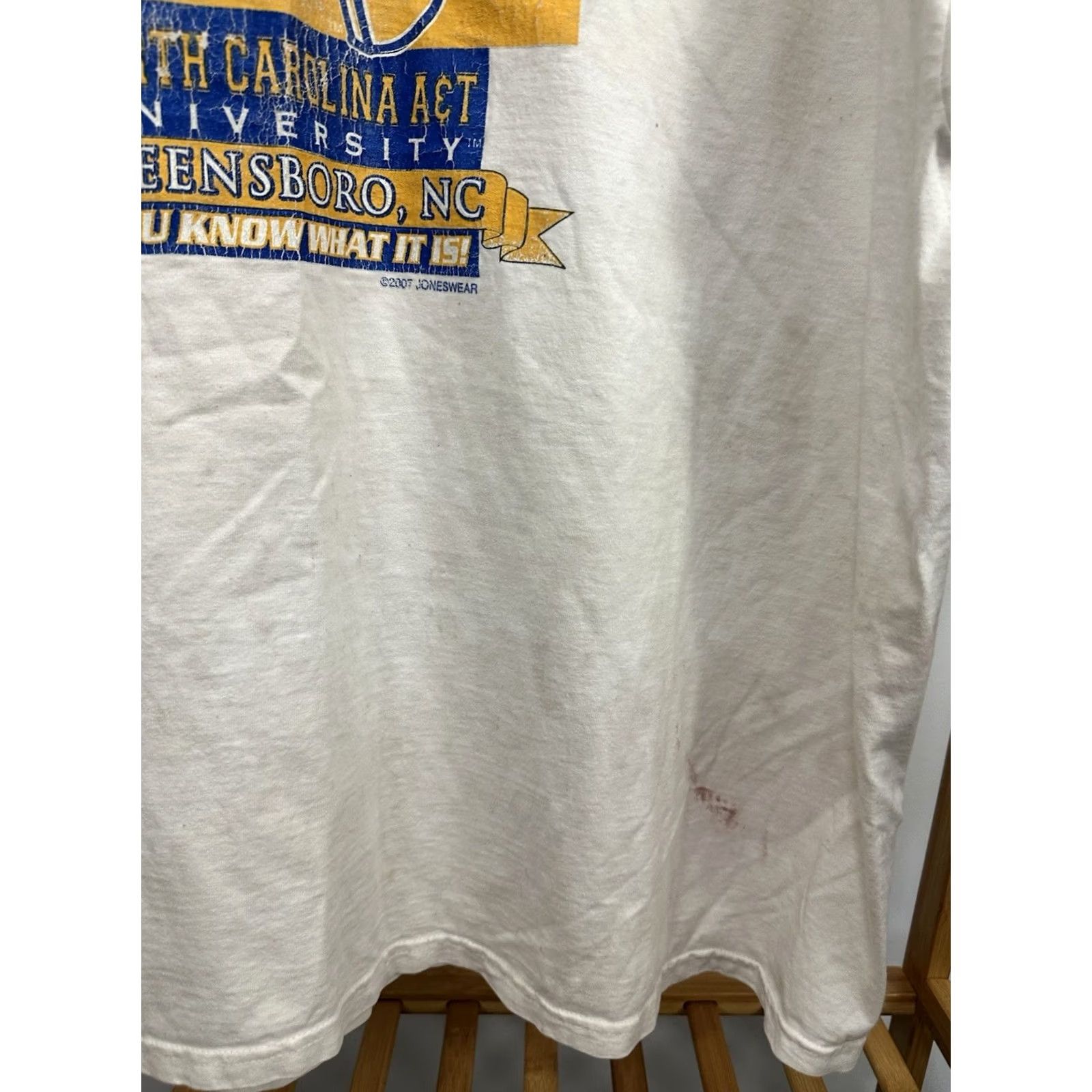 Port & Company VTG A&T Homecoming Aggies Pride Down Do Your Dance T-Shirt 3XL Mens Cream Black History Port & Company Size US XXL / EU 58 / 5 - 7 Thumbnail