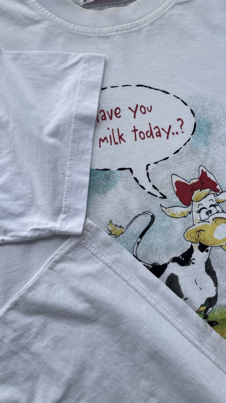 Paloma Picasso Vintage Picasso Art Tee Have You Got Milk Today Size US L / EU 52-54 / 3 - 10 Thumbnail