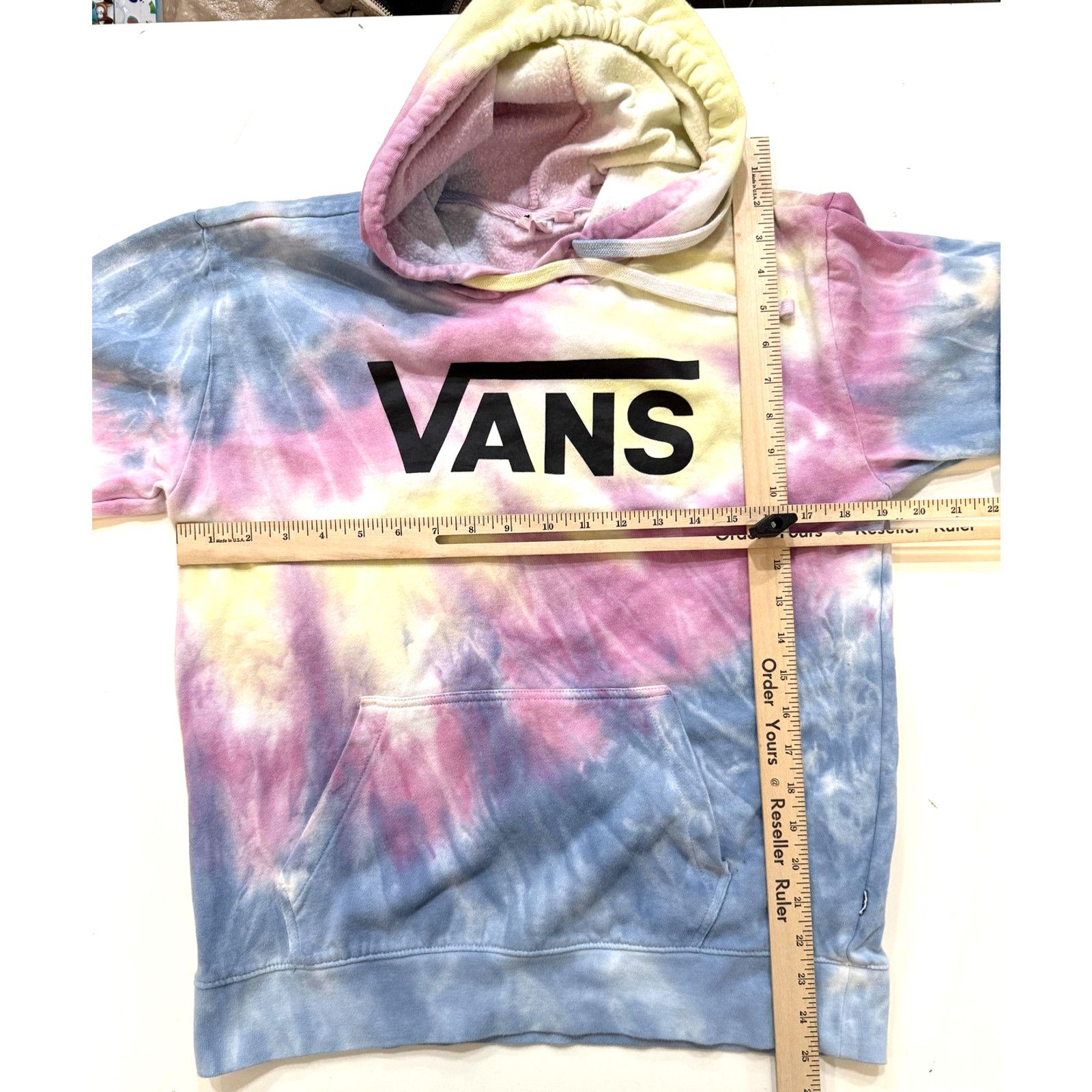 Vans Vans Hoodie Mens SM Tie Dye Pastel Pullover Y2K Size US S / EU 44-46 / 1 - 5 Thumbnail