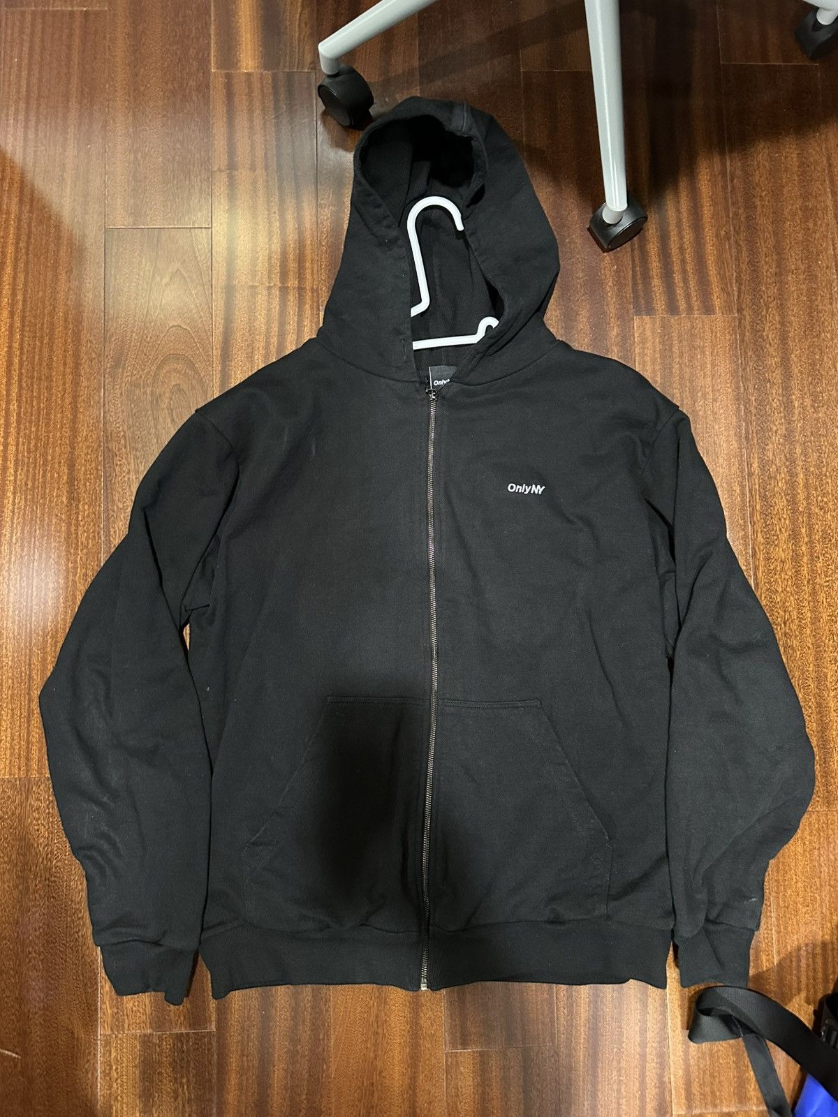 Only NY Only NY Black Zip Hoodie Size US L / EU 52-54 / 3 - 1 Thumbnail