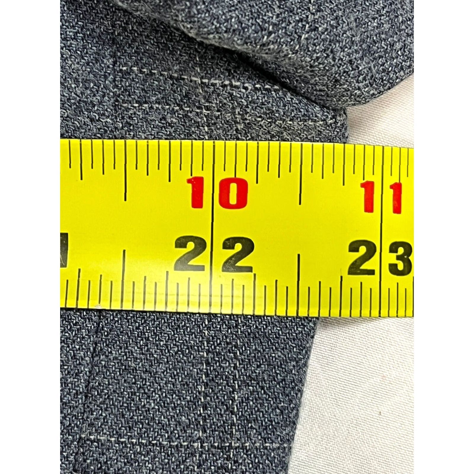 Ralph Lauren VINTAGE Ralph Lauren LRL Blue Windowpane Blazer Jacket Mens 44 Two-Button 32" Jacket 44 Blue Mens Blazer - Classic Modern Fit Size 44R - 7 Thumbnail