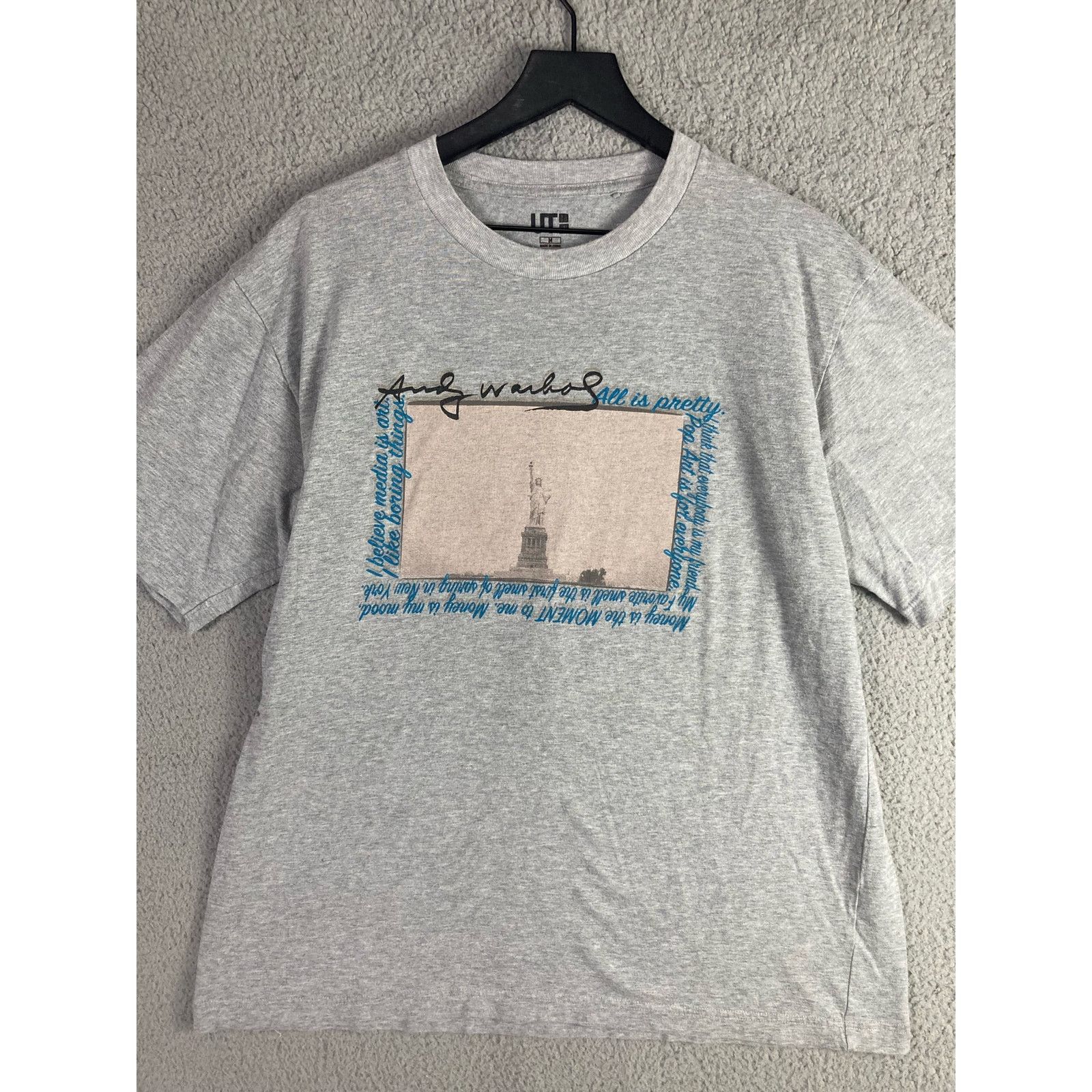 Uniqlo Uniqlo UT Andy Warhol All is Pretty Gray T-Shirt Mens Medium Size US M / EU 48-50 / 2 - 6 Thumbnail