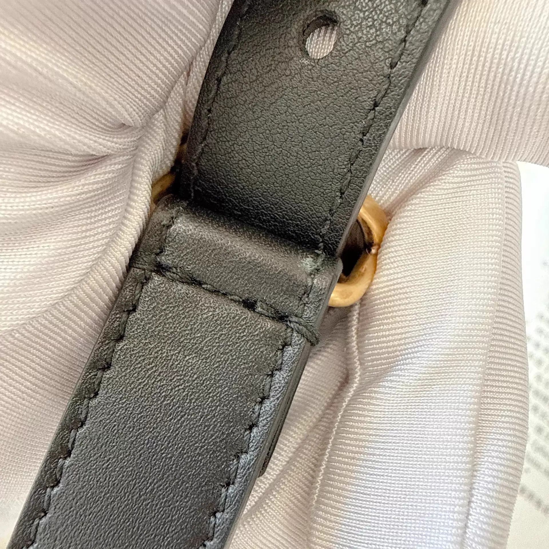 Gucci Gucci Narrow Black Gold Belt 80×32 Size ONE SIZE - 7 Thumbnail