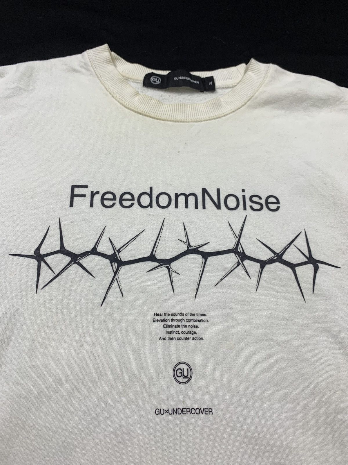 GU × Undercover GU Undercover “Freedom Noise” Sweatshirt Size US XL / EU 56 / 4 - 3 Thumbnail