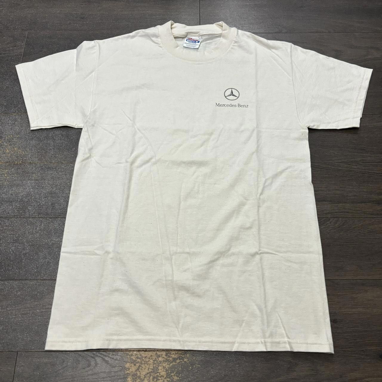 Hanes vintage Mercedes Benz m class t shirt 00s M Size US M / EU 48-50 / 2 - 3 Thumbnail