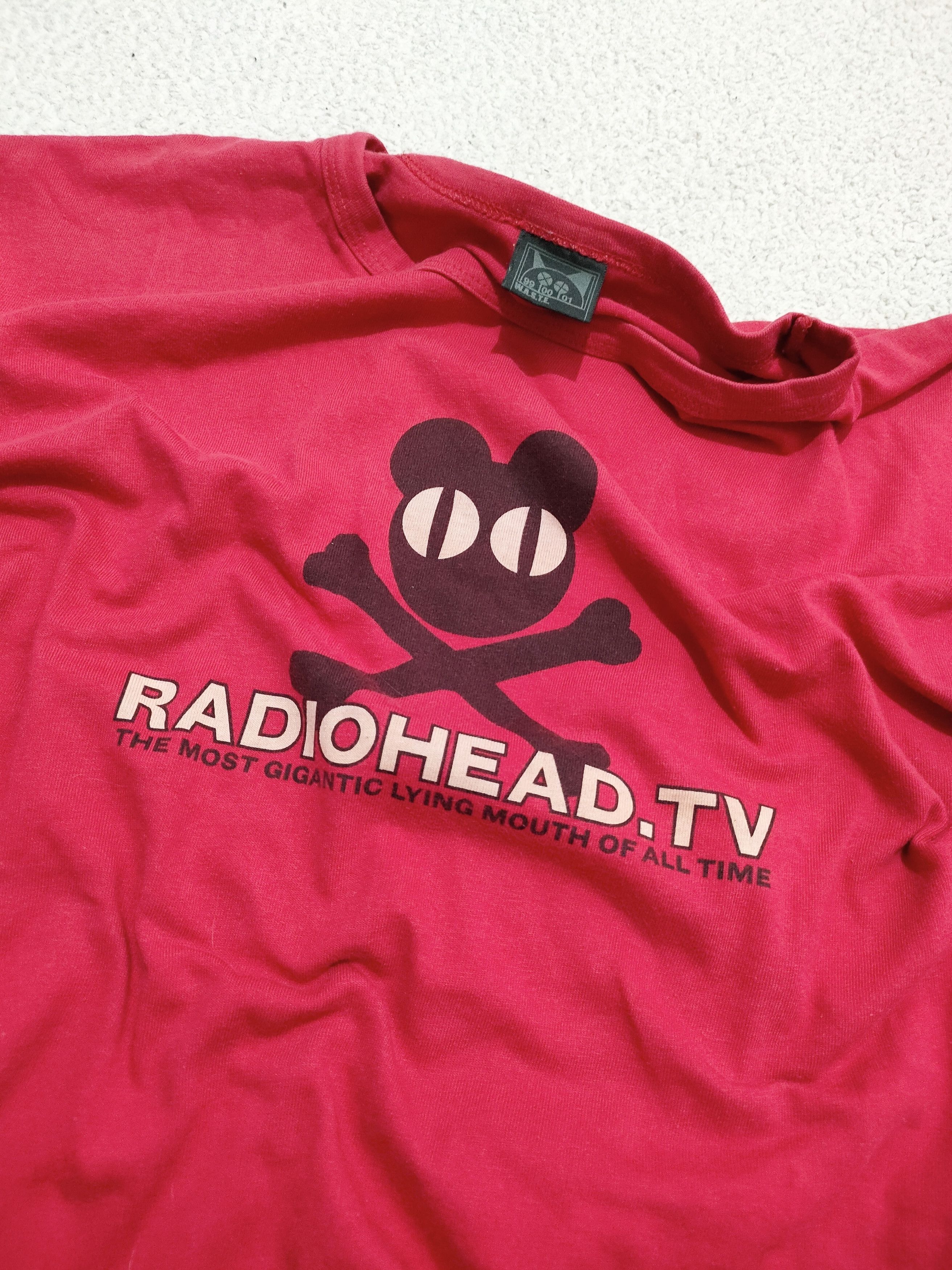 Vintage RADIOHEAD.TV W.A.S.T.E. Official T-Shirt