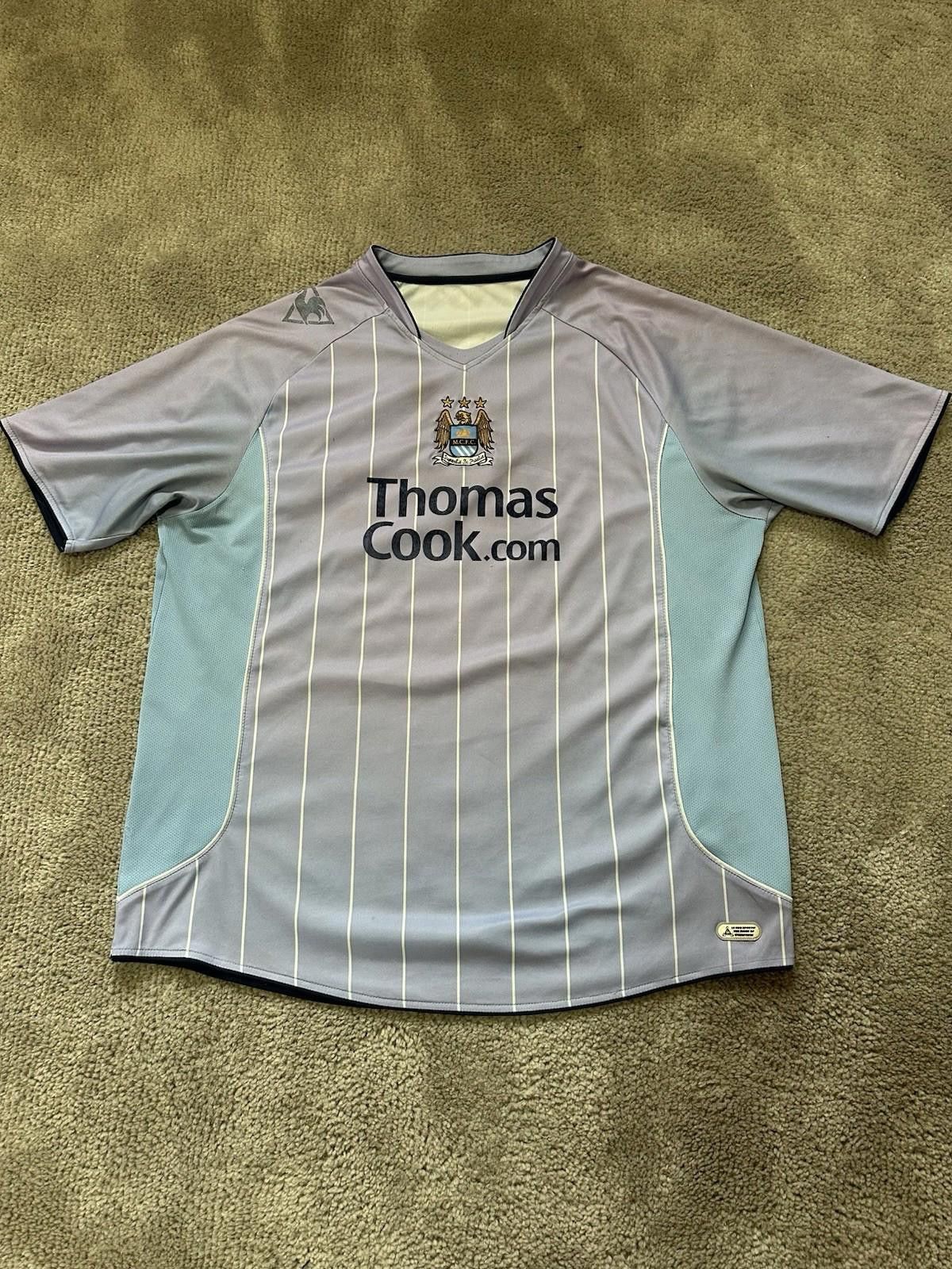 MANCHESTER CITY 2007/08 Football Shirt Vintage Jersey Soccer