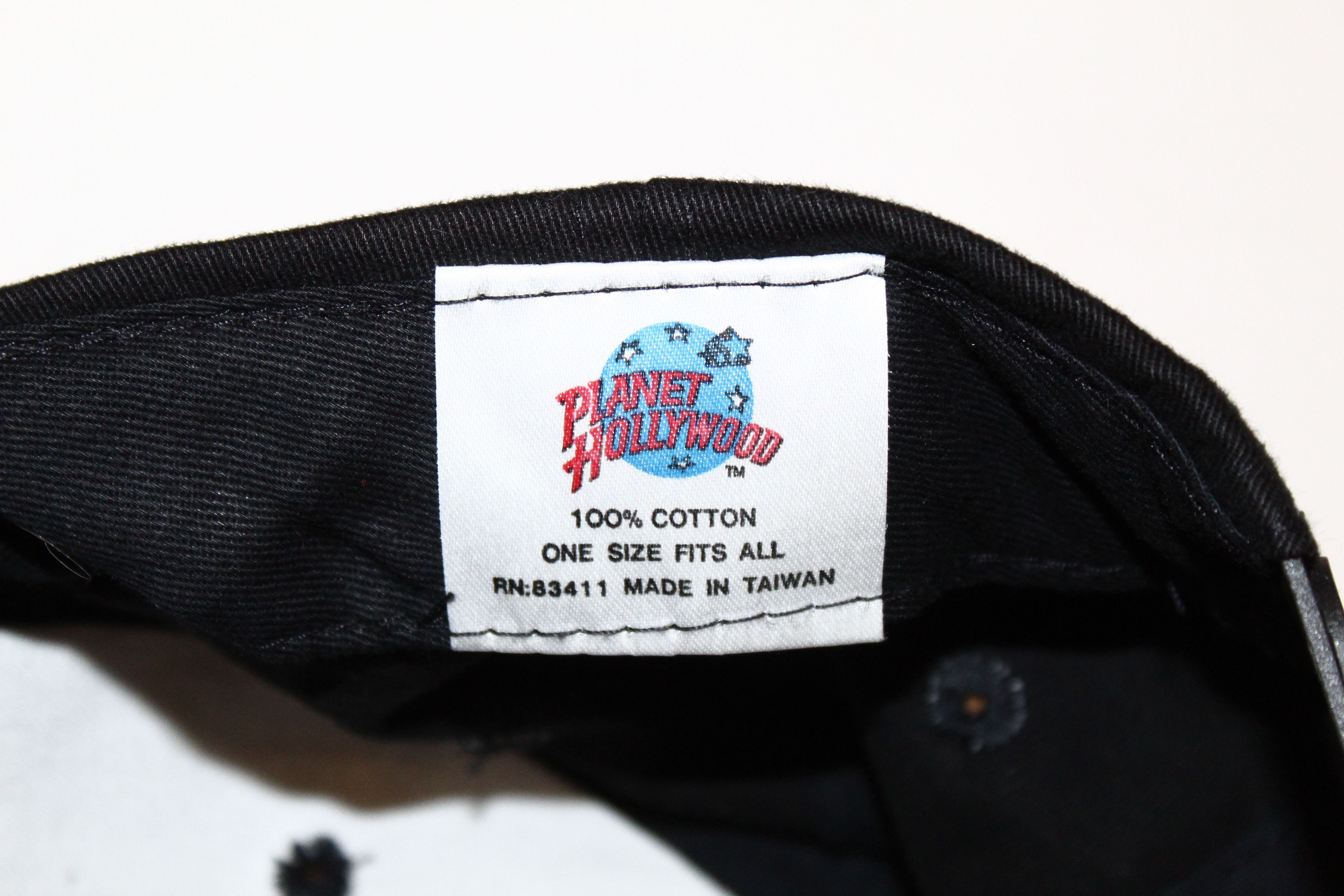 Japanese Brand VTG 🔥 90s Planet Hollywood Hong Kong Logo Cap Size ONE SIZE - 7 Thumbnail