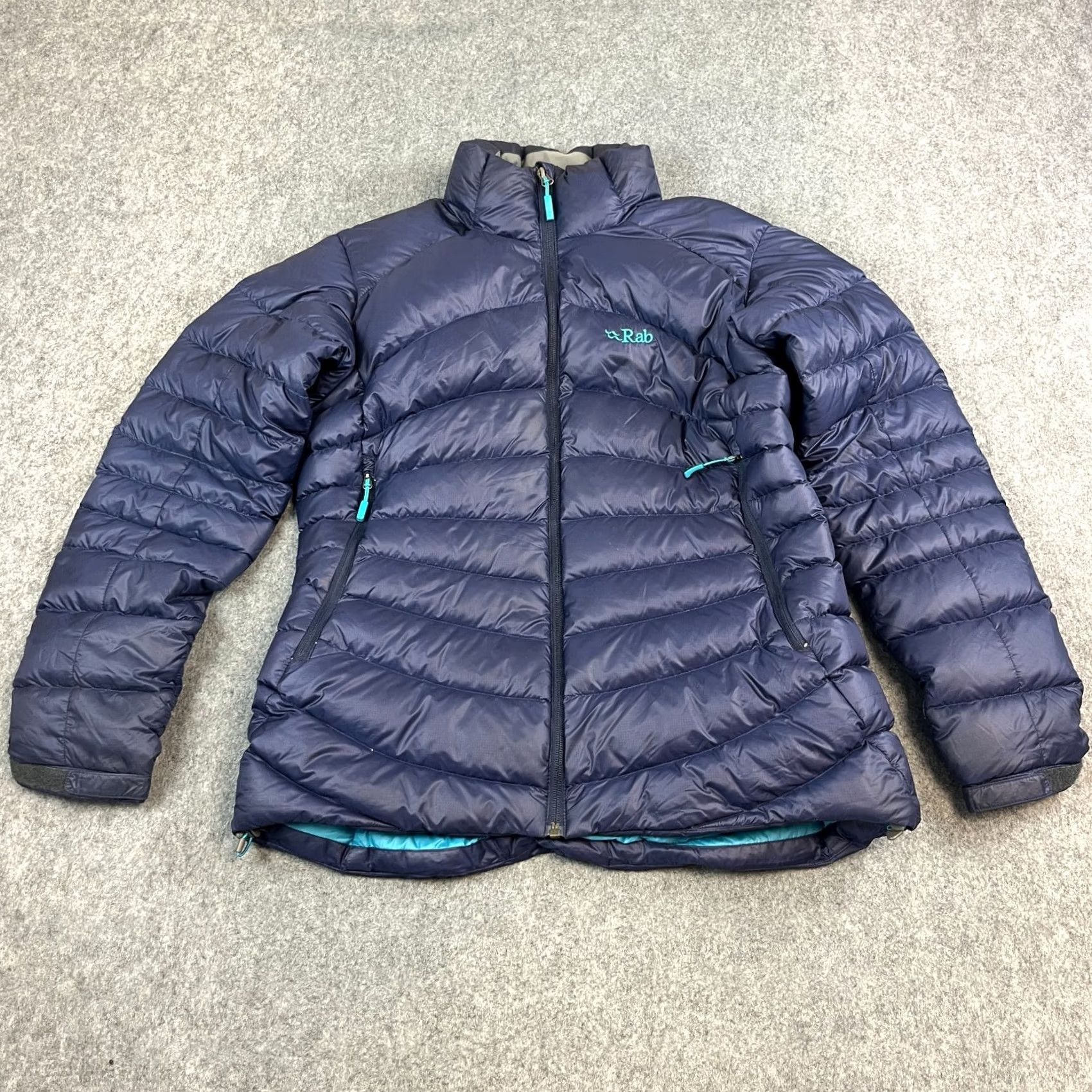 Rab RAB Womens Jacket Coil Coat UK 12 Blue Puffer Duck Down Cirque NIKIWAX Jacket Size XL / US 12-14 / IT 48-50 - 2 Thumbnail
