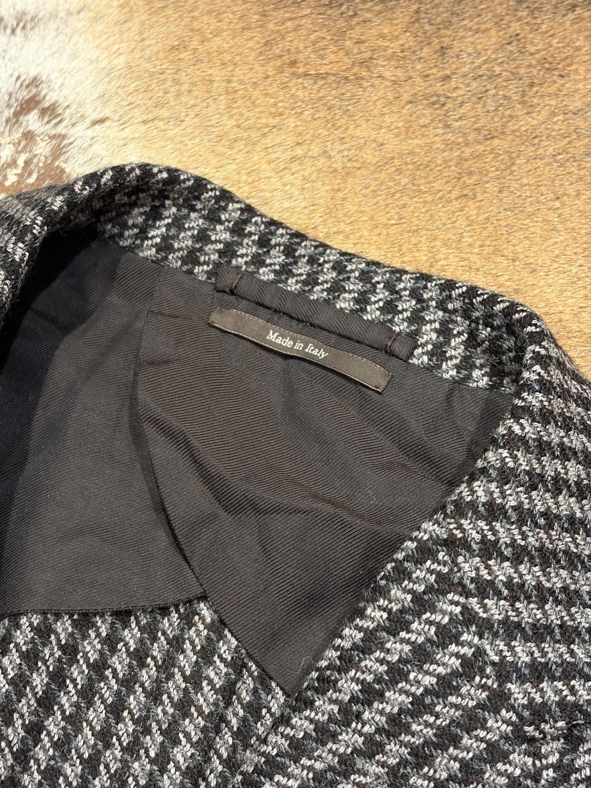 Alfred Dunhill Dunhill London Houndstooth Wool-Alpaca Jacket Size 38R - 2 Thumbnail