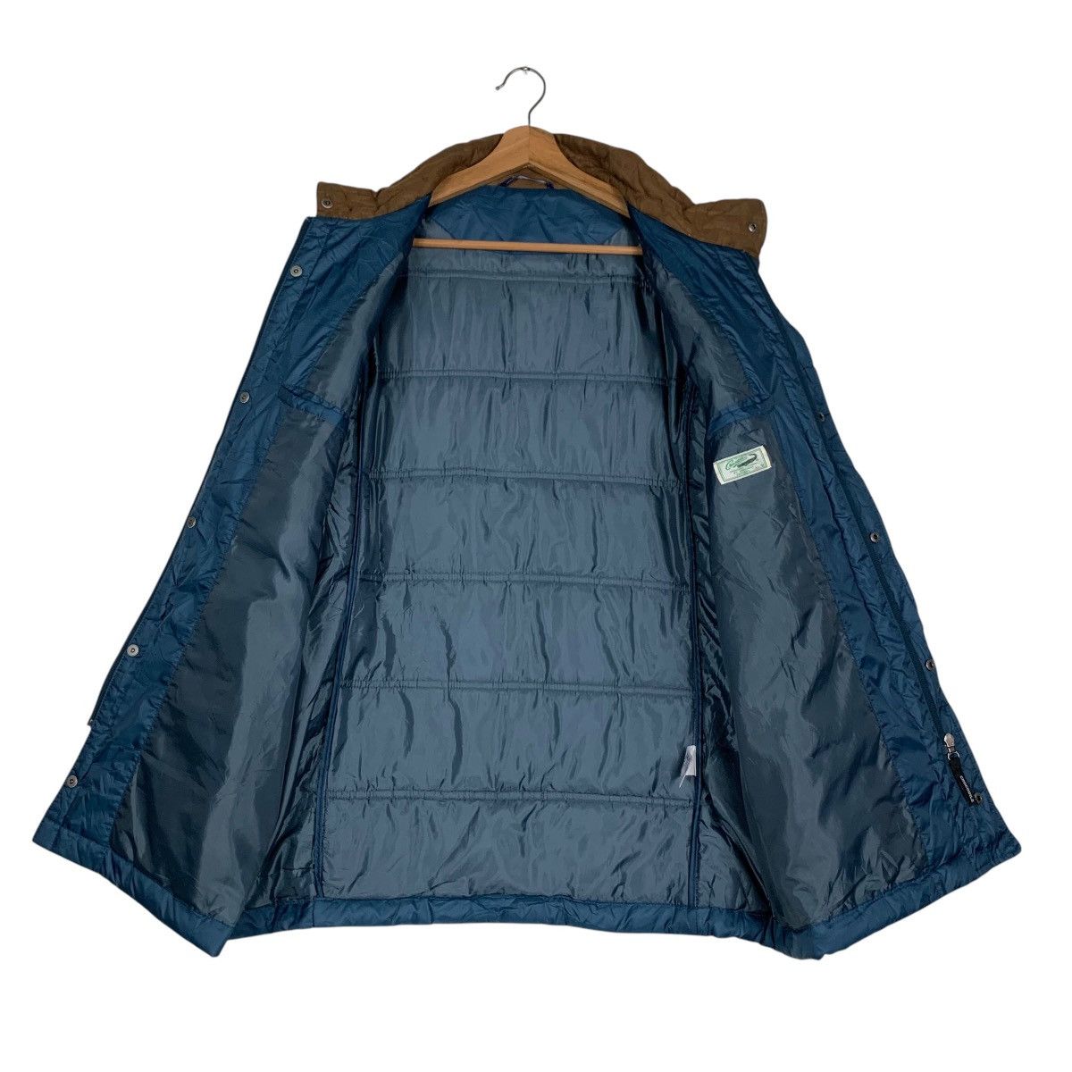 Japanese Brand CROCODILE Blue Puffer Jacket Down Jacket #1527-C68 Size US L / EU 52-54 / 3 - 11 Thumbnail