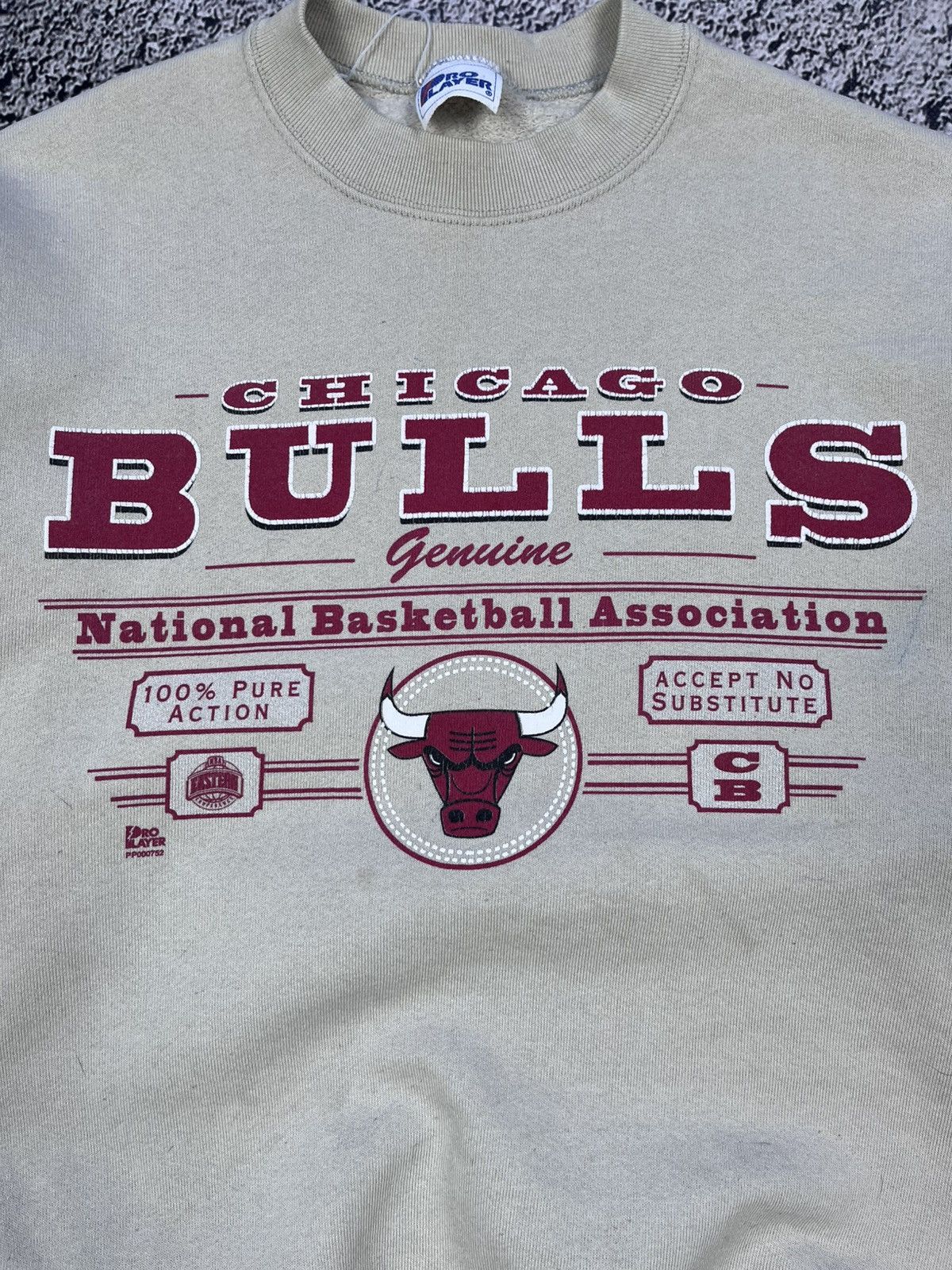 NBA Vintage 90s Chicago Bulls Pro Player Vintage Sweatshirt Size US M / EU 48-50 / 2 - 3 Thumbnail