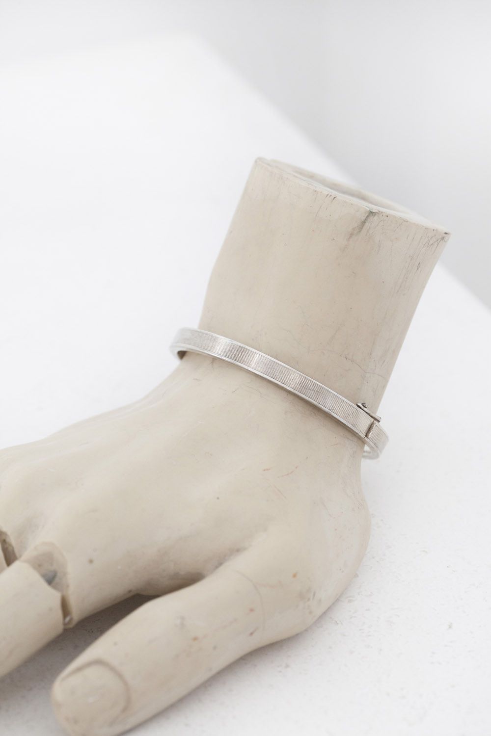 Vintage Vintage sterling silver bangle bracelet Size ONE SIZE - 1 Thumbnail