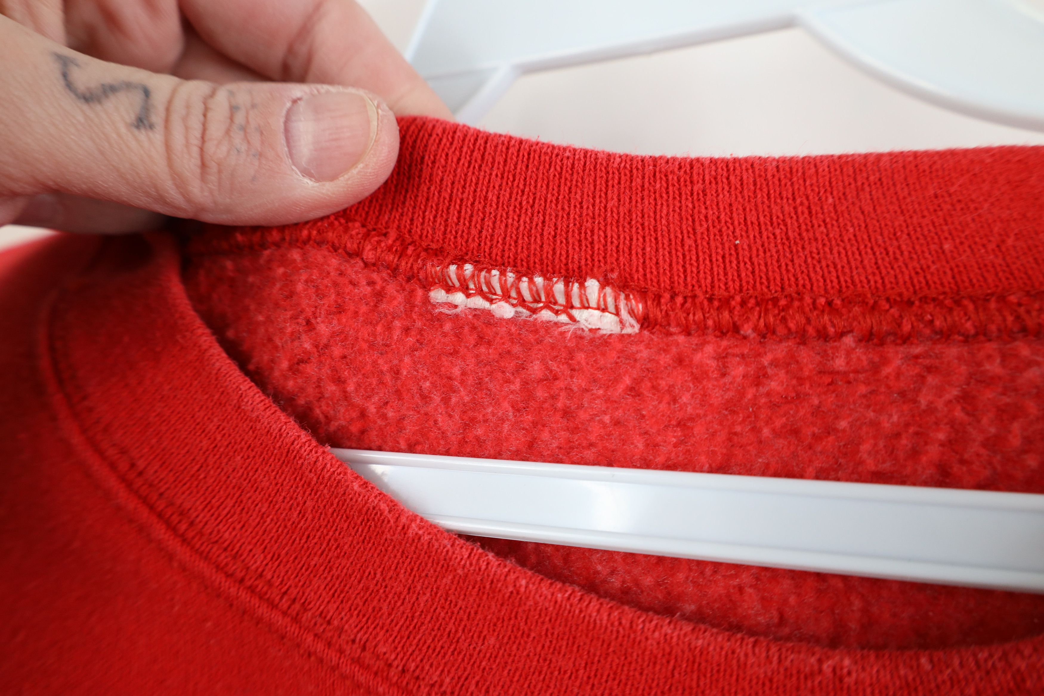 Vintage Vintage 90s Streetwear Frankenmuth Michigan Sweatshirt Red Size L / US 10 / IT 46 - 8 Thumbnail