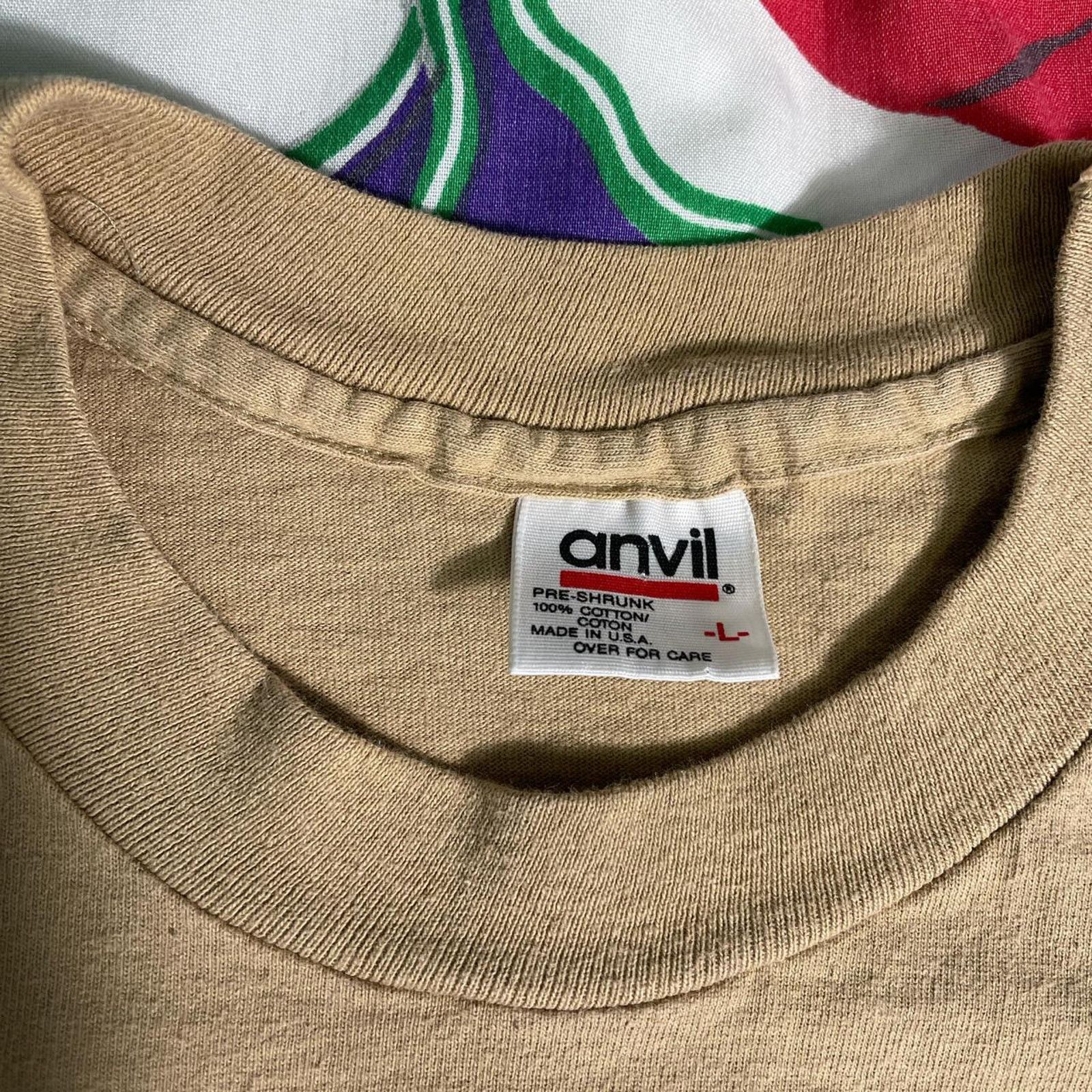 Vintage VTG 1990s Jesus Driven John 15:13 God Bible Verse Nails Tee Size US L / EU 52-54 / 3 - 5 Thumbnail