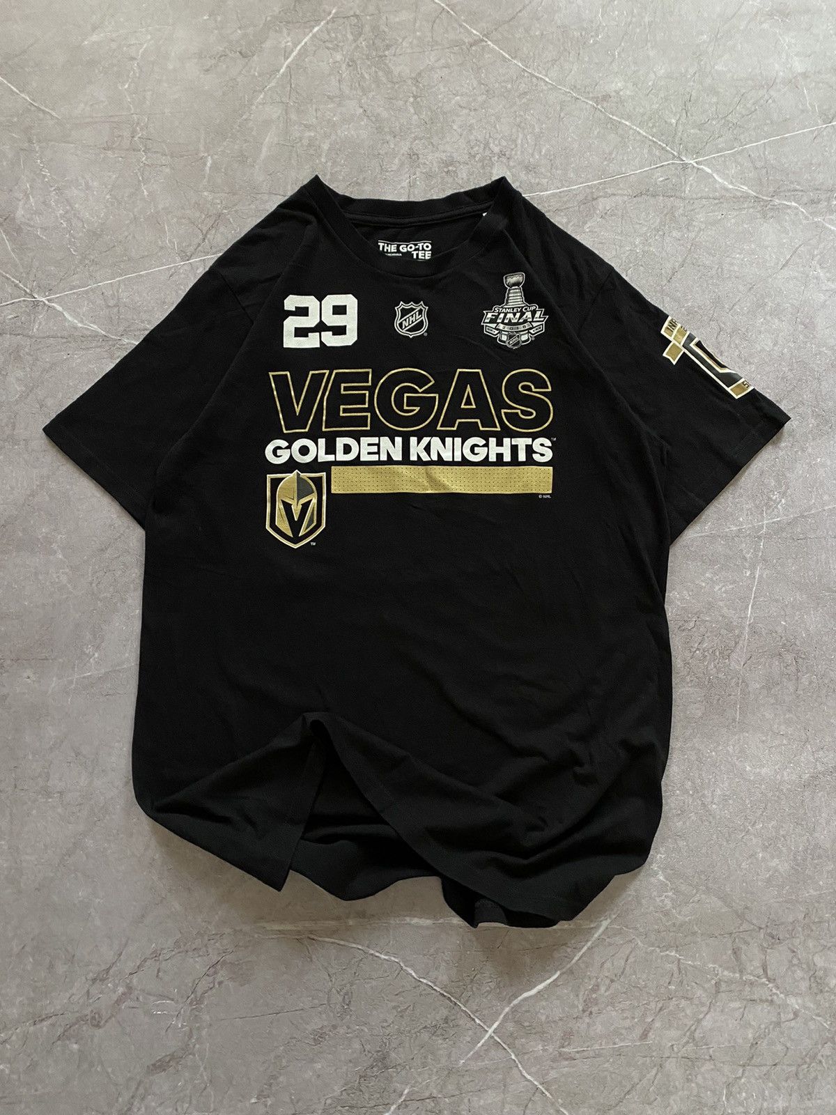 Adidas × Vintage Adidas NHL Las Vegas Golden Knights Fluery #29 T- Shirt Size US M / EU 48-50 / 2 - 2 Thumbnail
