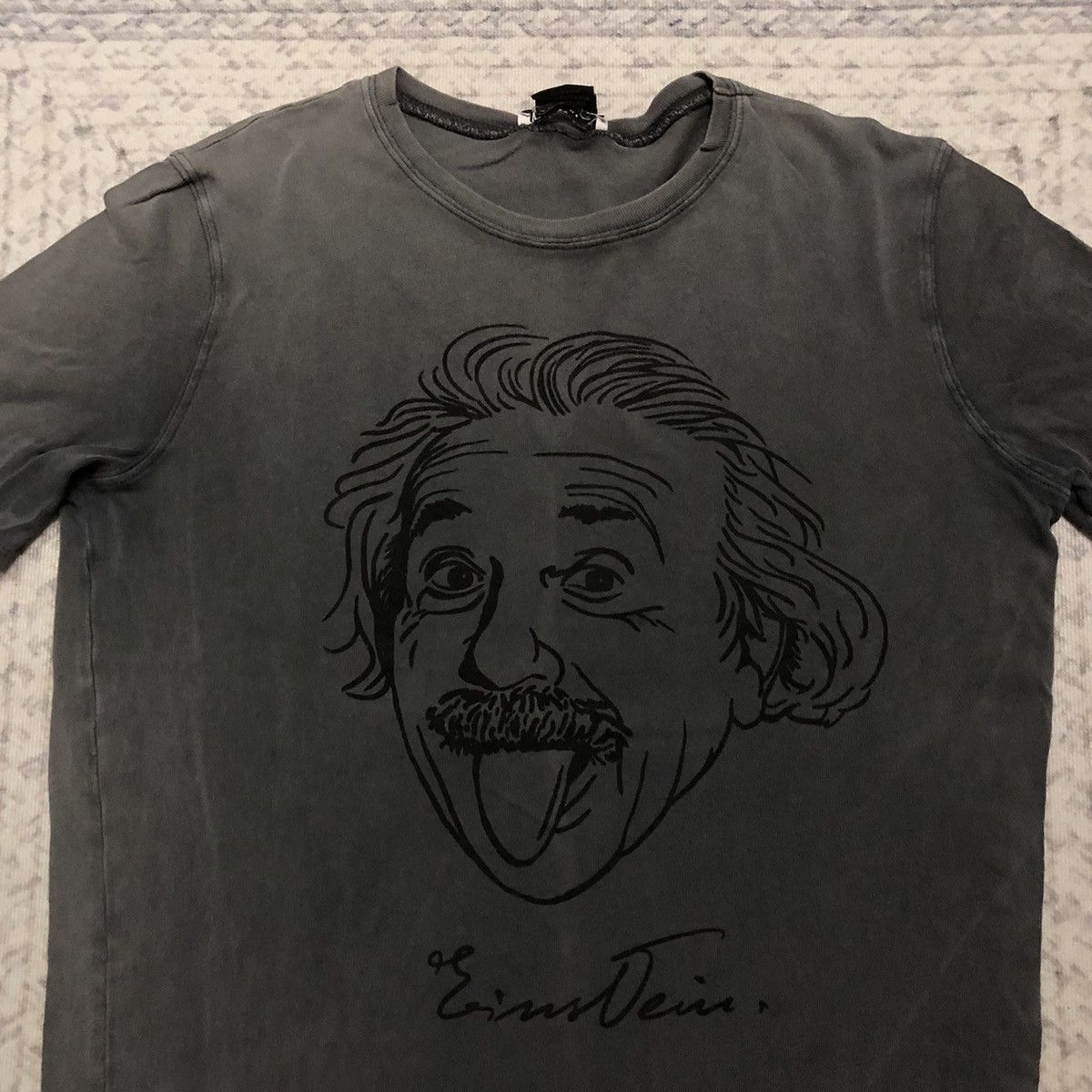 Vintage × Zara Rare Sunfaded Zara X Albert Einstein Tees Size US S / EU 44-46 / 1 - 2 Thumbnail