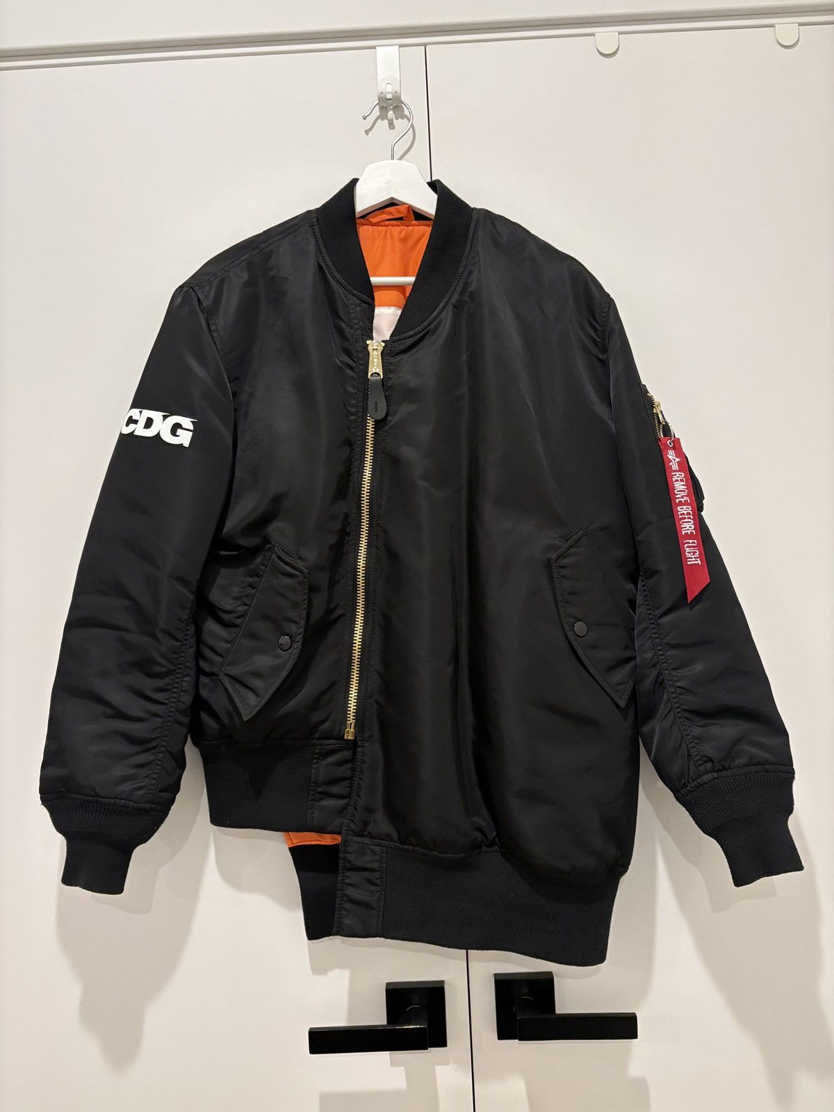 Alpha Industries Asymmetrical Reversible Bomber Jacket Ma1 Size US S / EU 44-46 / 1 - 1 Thumbnail