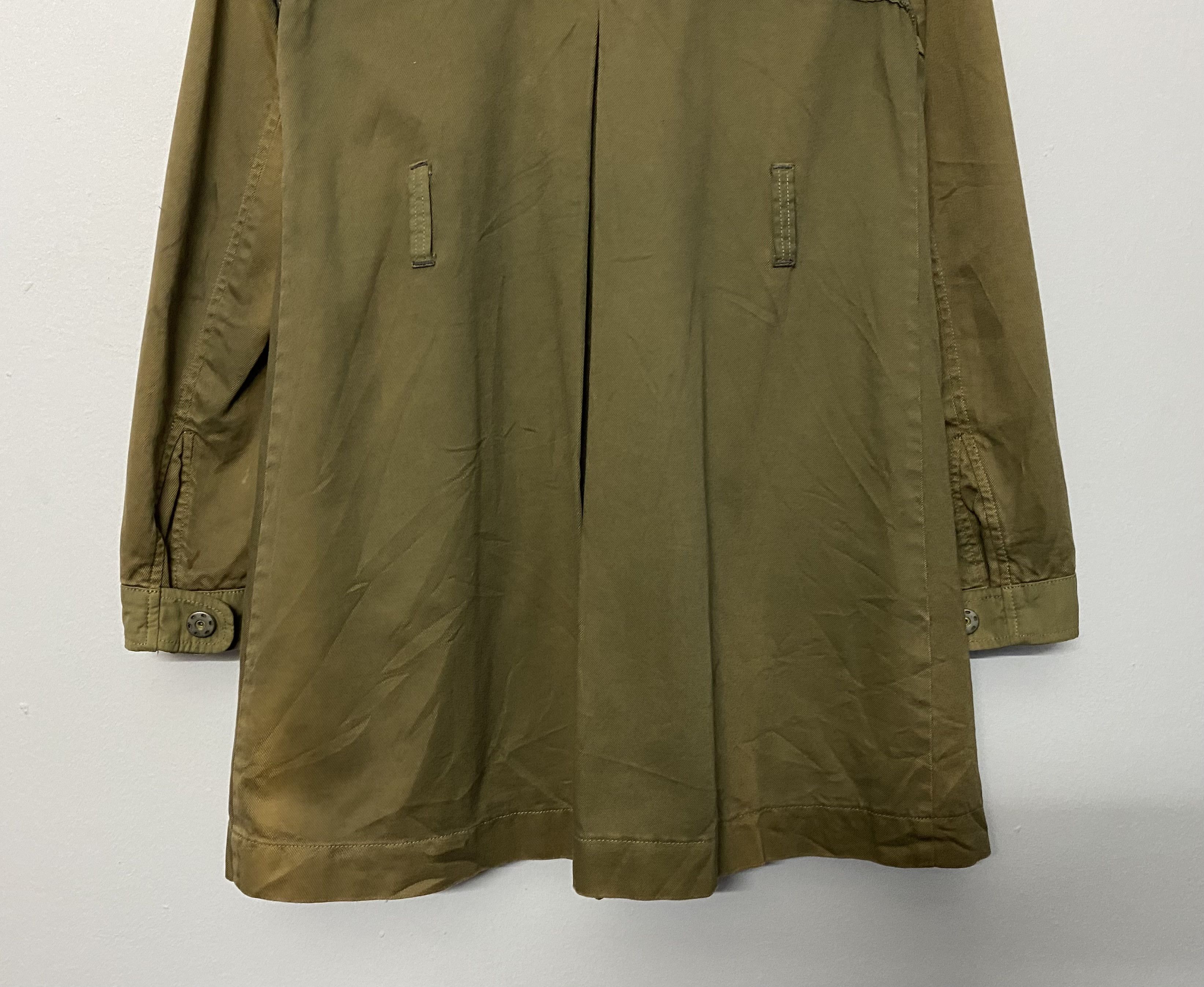 Diesel Diesel Clouds Khaki Double Breasted Utility Trench Coat Size US XS / EU 42 / 0 - 11 Thumbnail