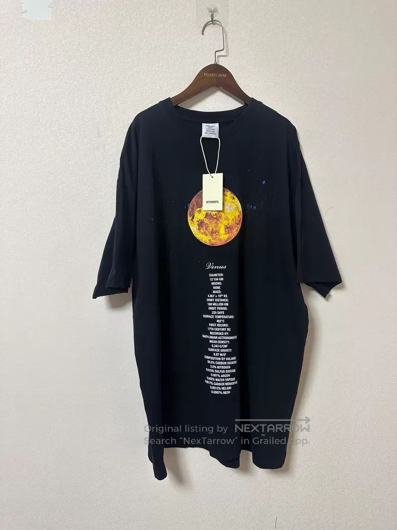 Vetements VETEMENTS Mars 6 Number Jersey Letter Short Sleeve Size US L / EU 52-54 / 3 - 1 Thumbnail