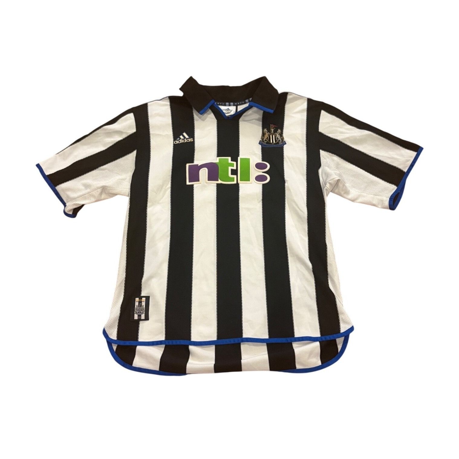 Adidas Adidas 2000-01 Newcastle United Home Kit Soccer Jersey Premi Size US XL / EU 56 / 4 - 1 Thumbnail