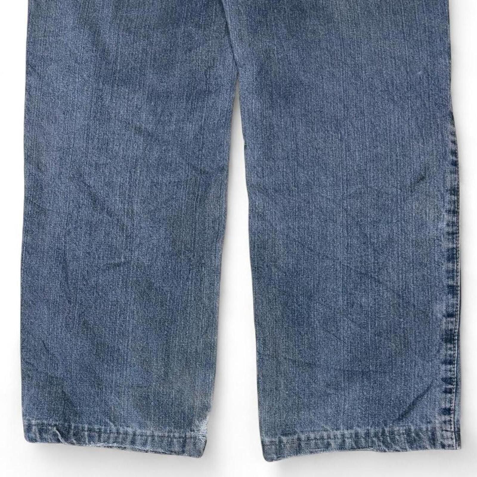 True Religion Y2K BUHMMA BAGGY STYLE COOL EMBROIDERY DESIGN DENIM JEANS Size US 30 / EU 46 - 6 Thumbnail