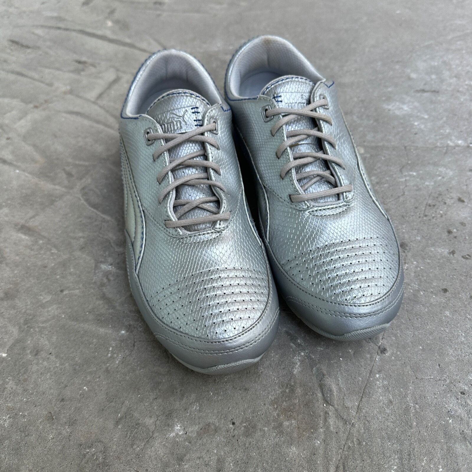 Puma Puma Cell Meio Vintage Rare Silver Sneakers 9008AC Size US 7.5 / EU 40-41 - 3 Thumbnail