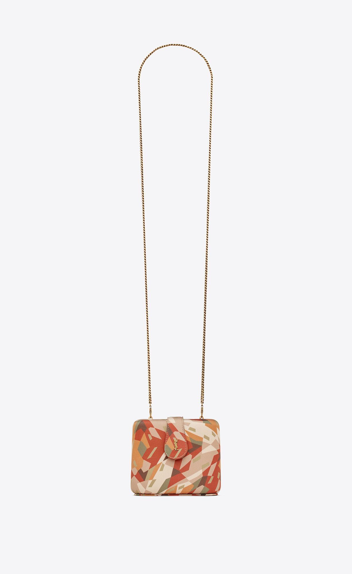 Saint Laurent Paris o1s1wg111124 Cassandre Chain Clutch in Multicolor Size ONE SIZE - 1 Thumbnail
