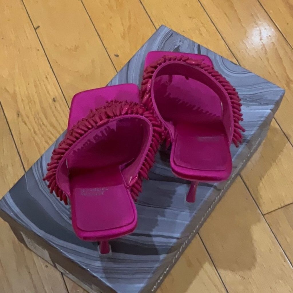 Jeffrey Campbell Jeffrey Campbell Shake- it Heeled Sandal, Size: 7.5 Size US 7.5 / IT 37.5 - 9 Thumbnail
