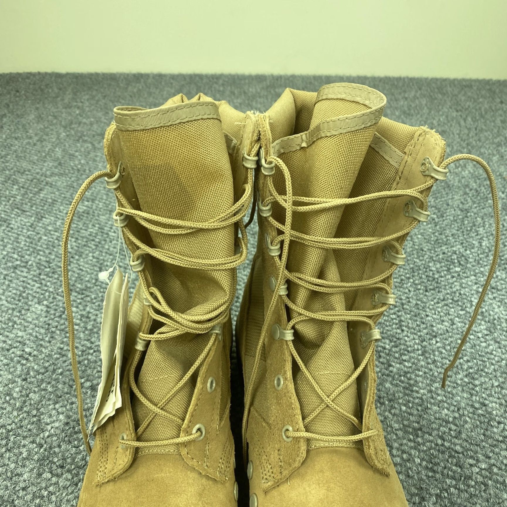 Vintage VINTAGE Not Applicable Rocky Boots Combat Boots Mens 10R Tan Military Army Hot Weather Tactical Leather & Suede US Size US 10 / EU 43 - 6 Thumbnail