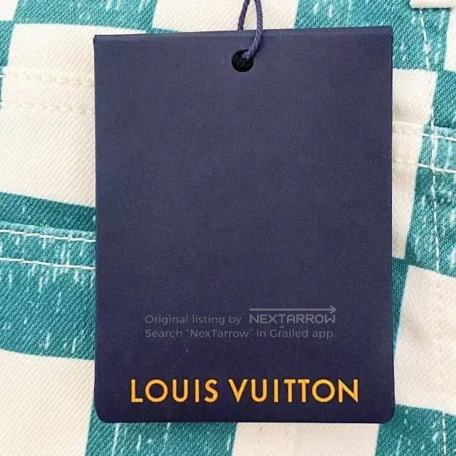 Louis Vuitton Louis Vuitton Checker Denim Straight Pants. Size US 30 / EU 46 - 5 Thumbnail