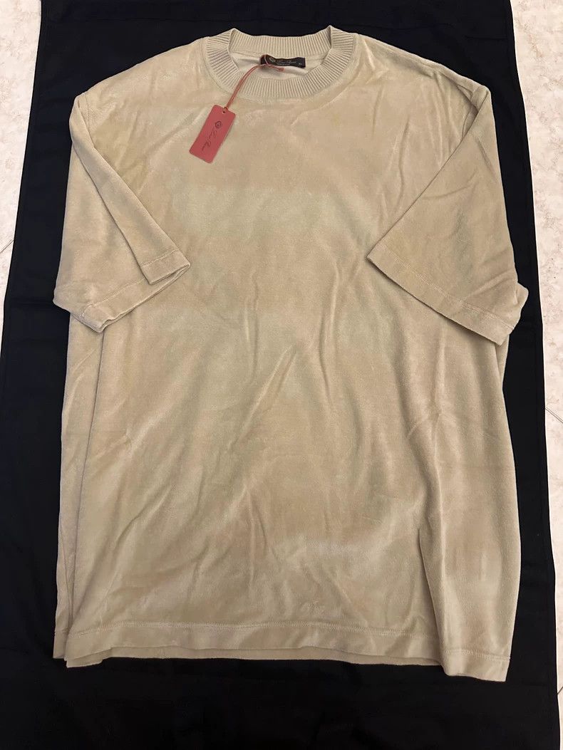 Loro Piana LORO PIANA Limited edition fine-spun round-neck short slee Size US XL / EU 56 / 4 - 1 Thumbnail