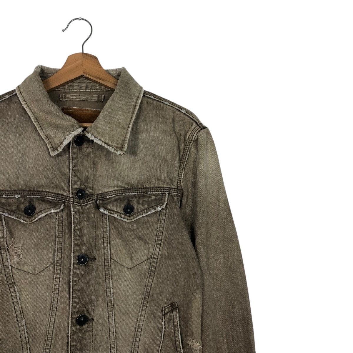 Japanese Brand 🔥CROPPED BIKER DENIM JACKET GOA JAPAN IF SIX WAS NINE Size US S / EU 44-46 / 1 - 8 Thumbnail