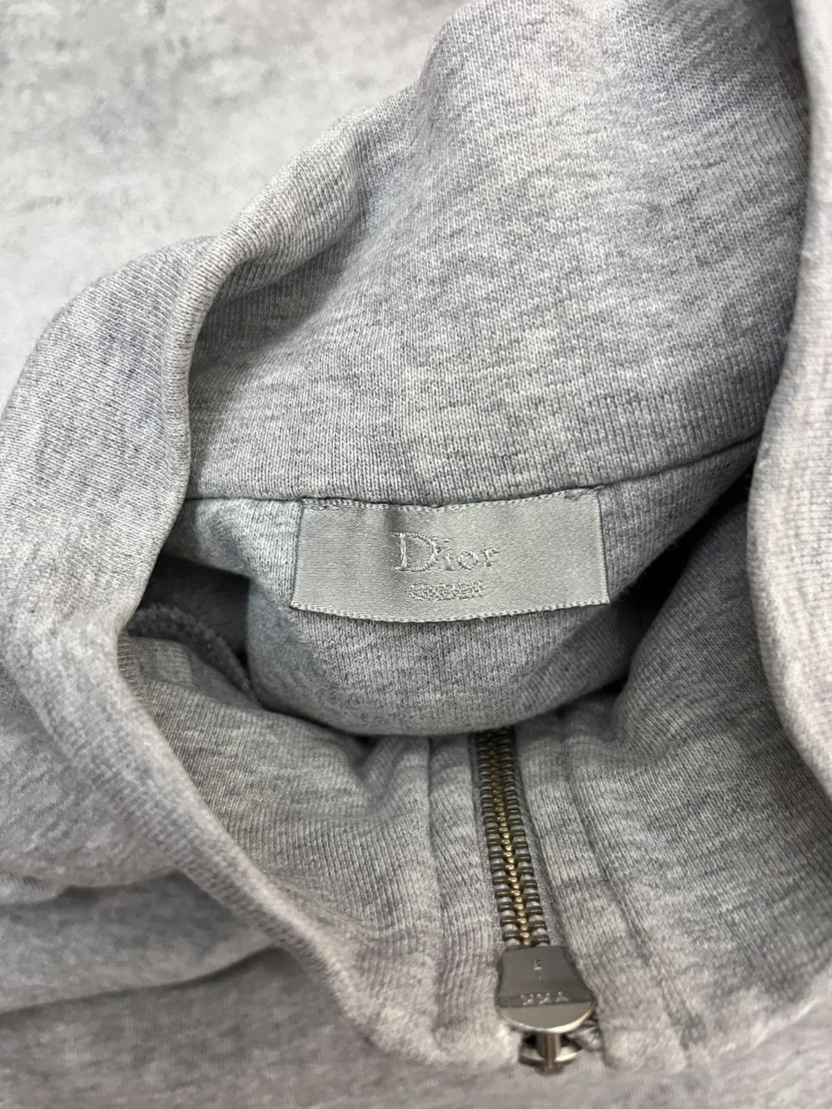 Dior Dior Grey Quarter-Zip Sweatshirt Size US M / EU 48-50 / 2 - 7 Thumbnail