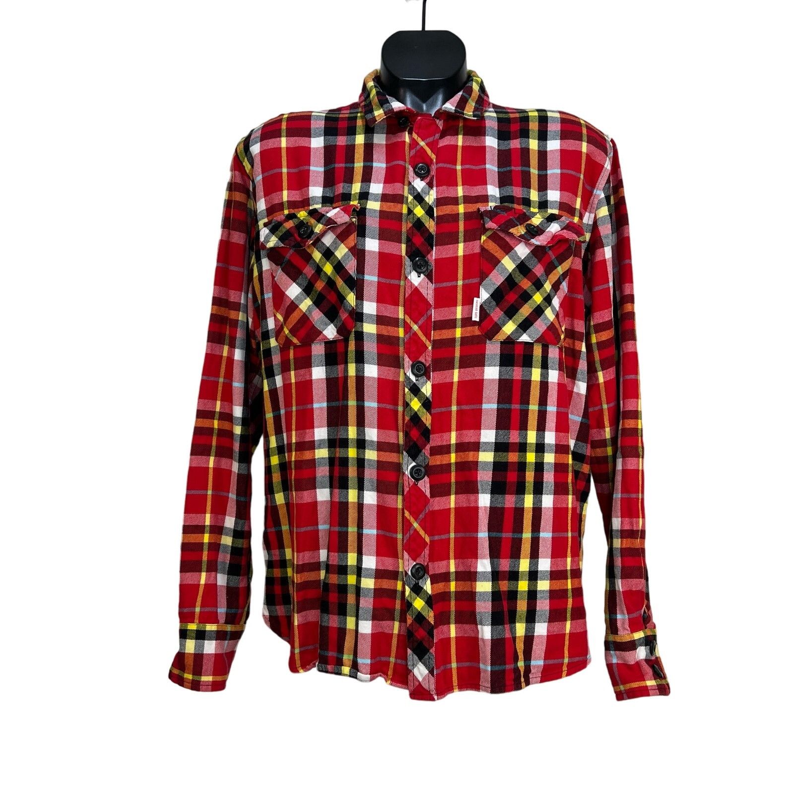 Topo Designs Topo Designs Plaid Field Shirt Red Flannel Organic Cotton Size US XL / EU 56 / 4 - 1 Thumbnail