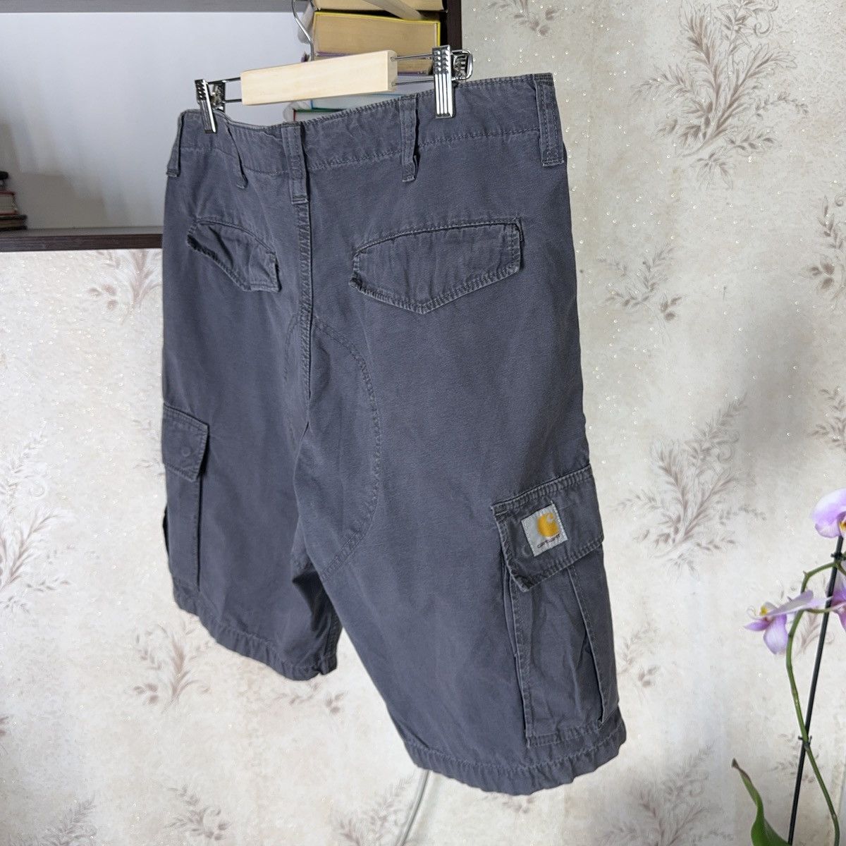 Carhartt × Carhartt Wip × Vintage 💥Vintage Carhartt WIP Baggy Regular Cargo Bermuda Shorts 90s Size US 34 / EU 50 - 15 Thumbnail