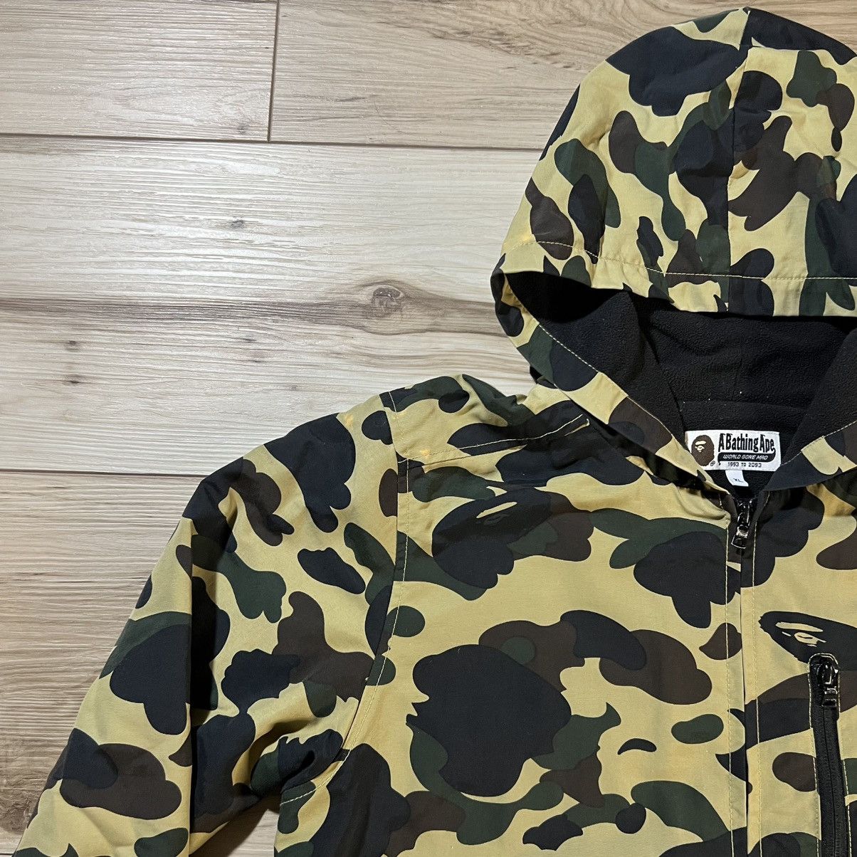 Bape BAPE Beige ABC Camo Fleece Lined Windbreaker Jacket Size US XL / EU 56 / 4 - 5 Thumbnail