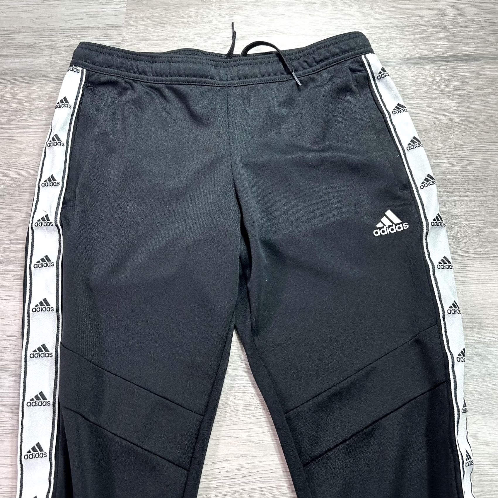 Adidas Adidas Track Pants Womens Small Black Climacool Taped Zip Joggers FK6975 Size 28" / US 6 / IT 42 - 4 Thumbnail