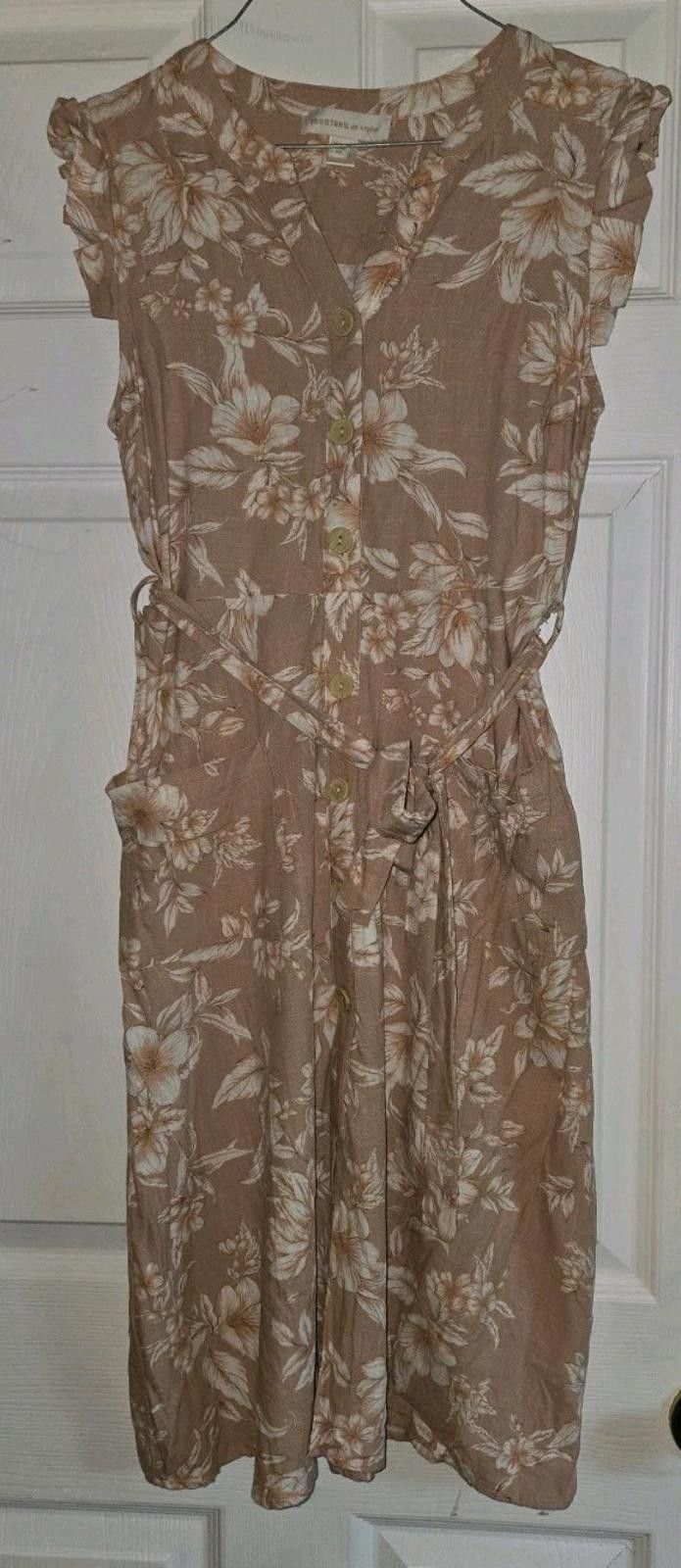 Other Monteau Los Angeles Blush Color Floral Dress Womens Size M / US 6-8 / IT 42-44 - 2 Thumbnail