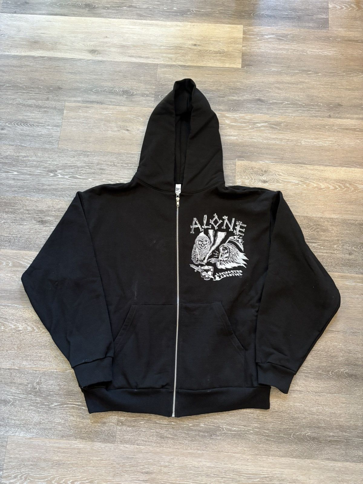 Los Angeles Apparel Heavyweight Skull & Bones Zip-Up Size US XL / EU 56 / 4 - 1 Thumbnail